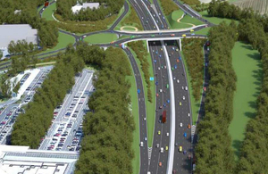 Artist impression of junction upgrade