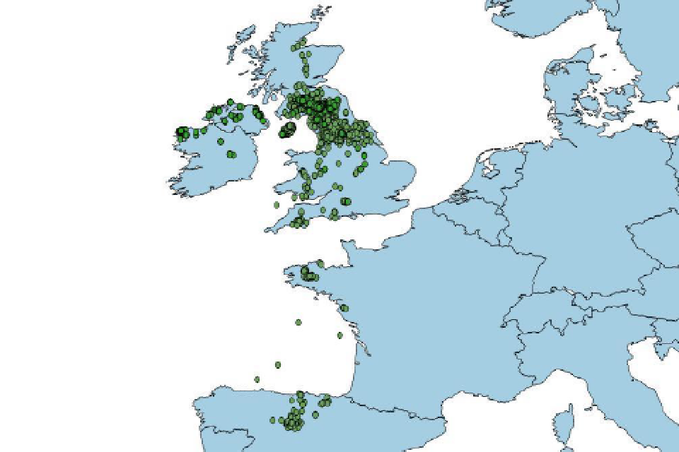 Figure 2. Satellite tracking data from 2007 to 2016