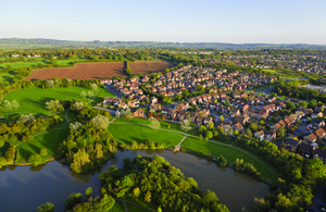 housing aerial view