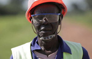 A worker at a PIDG investment
