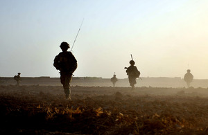 UK soldiers in Helmand's Nad 'Ali district with members of the Afghan National Army [Picture: Sergeant Andy Reddy, Crown copyright]
