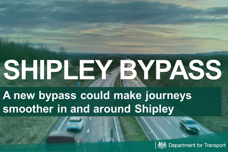 Image of promotional information about the Shipley bypass.
