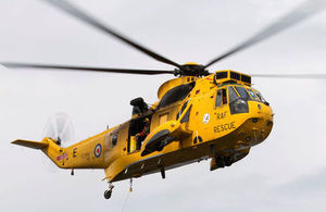Sea King Helicopter, Crown Copyright, all rights reserved