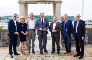Minister Michael Ellis visits Plymouth