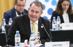 International Trade Minister Liam Fox at the G20 trade and investment meeting in Argentina