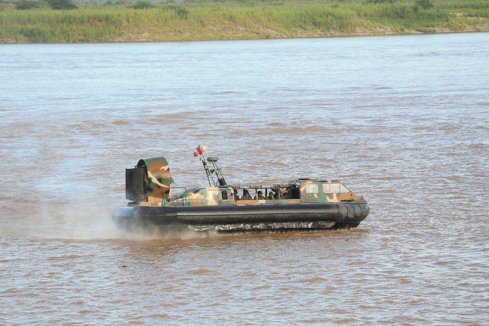 Amphibious vehicles, used for patrolling and support of the armed forces 