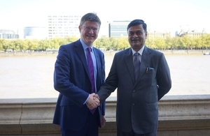 Greg Clark and Minister Singh