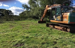 Natural flood management work begins