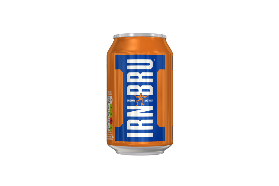 Image of IRN-BRU can.