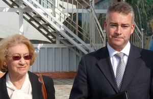 Baroness Stern and HM Ambassador Robin Ord-Smith