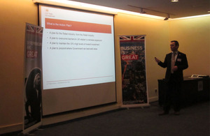 Presentation at the British High Commission