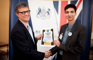 English Speaking Union Belarus Public Speaking Competition winner