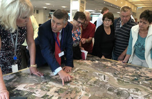image showing people attending the first public event at Orsett in Essex
