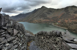 Welsh slate landscape