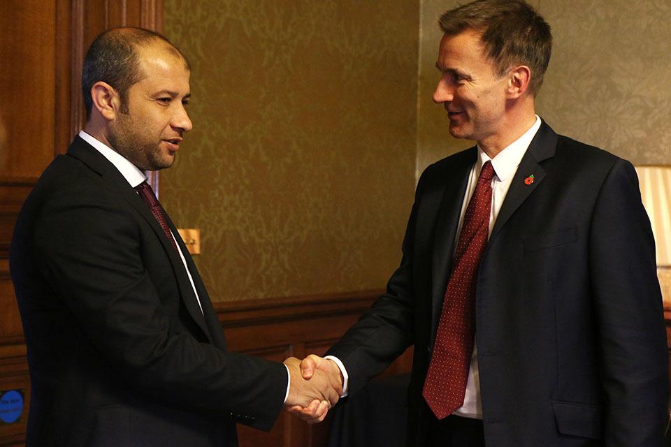 Foreign Secretary Meets Leader Of The Syrian White Helmets Gov Uk