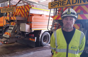 A photo of gritter driver Garry White