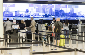 Passengers at airport