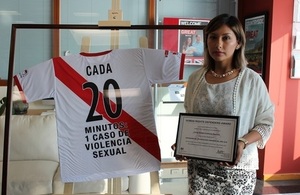 Arlette Contreras became the face of the #NiUnaMenos movement against domestic violence in Peru.