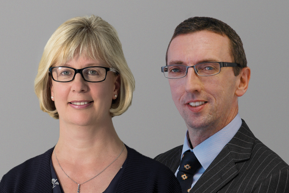 Melissa Tatton, Chief Executive, and Alan Colston, Acting Chief Valuer, Valuation Office Agency.