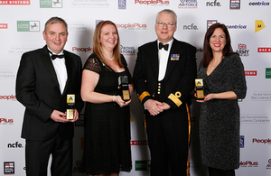 Director of People, Amy Carrillo, with the other Highly Commended recipients and Winner of Large Employer of the Year
