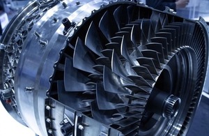 Cross section of turbofan engine via patruflo at Shutterstock