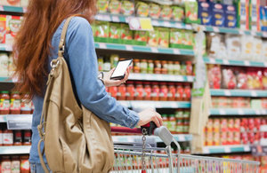 Woman shopping