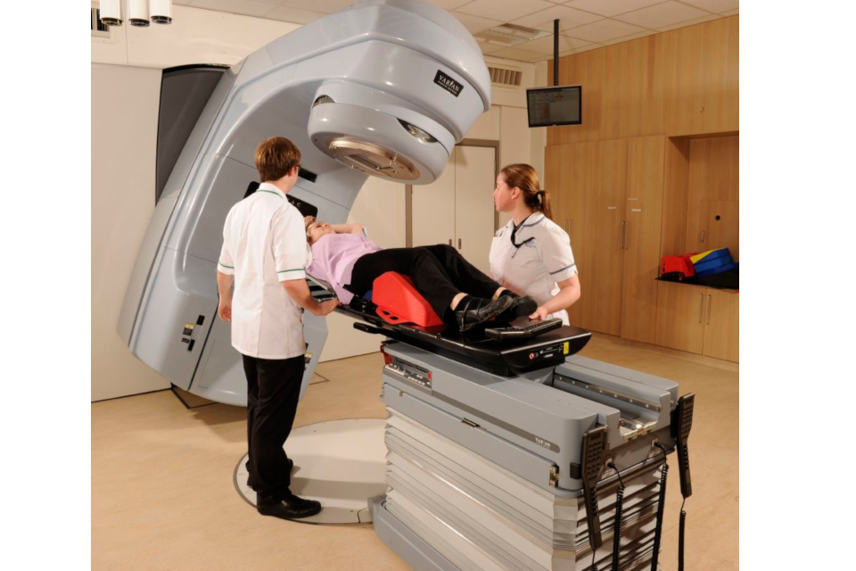 Someone being scanned