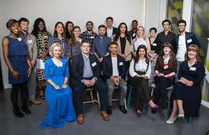Group picture of the winners of Ideas Mean Business.