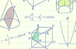 Illustration of maths symbols