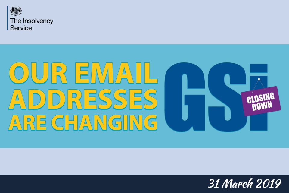 Goodbye GSi: Insolvency Service email addresses are ...