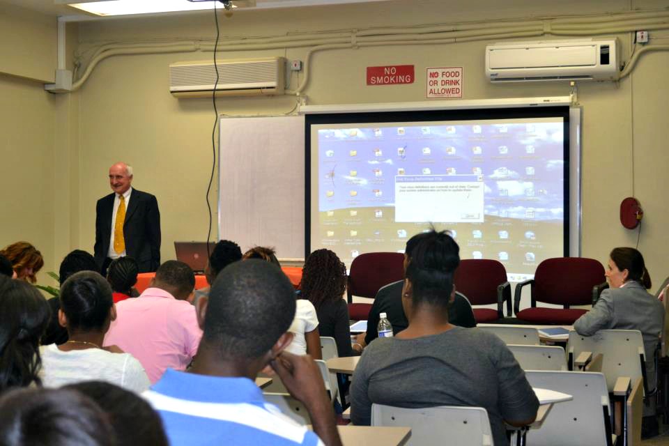 lecture at uwi