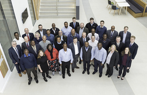 Delegates from the Overseas Territories visiting the UK Hydrographic Office
