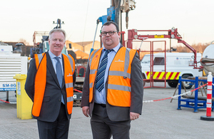 HS2 CEO Mark Thurston visits Soil Engineering in Leeds, West Yorkshire
