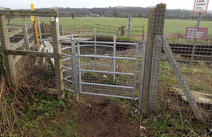 Tibberton No. 8 footpath crossing