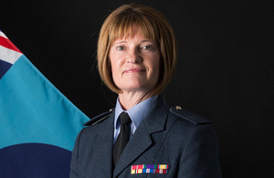 Sue Gray in Air Marshal uniform.