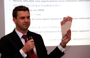 New services launch in China to support growth in UK visas