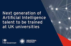 Next generation of Artificial Intelligence talent to be trained at UK universities