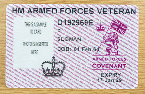 Veterans ID card
