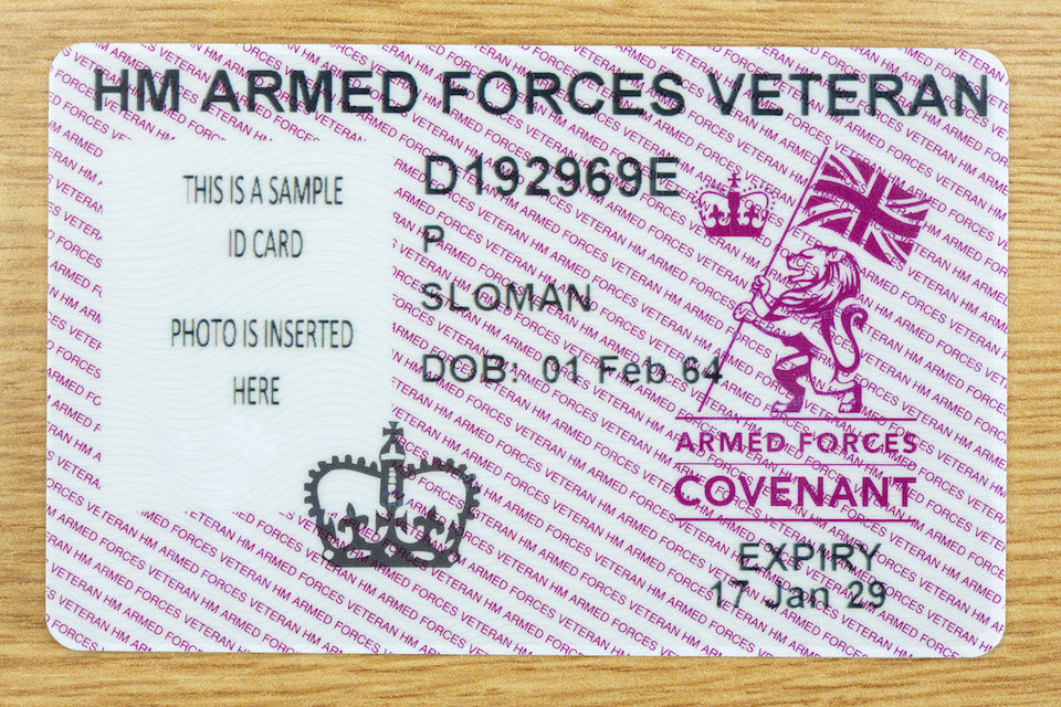New veterans ID cards rolled out to service leavers - PAMTENGO RADIO