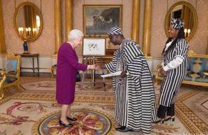 Sierra Leone High Commissioner to the UK and Her Majesty the Queen
