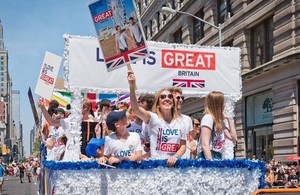 DIT colleagues at London Pride