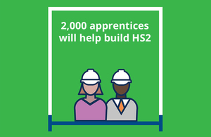 At least 2,000 apprentices will help build HS2
