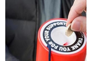 Give safely to charity - collection tin