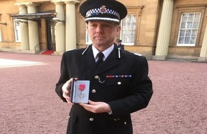 CNC Police Officer receives MBE