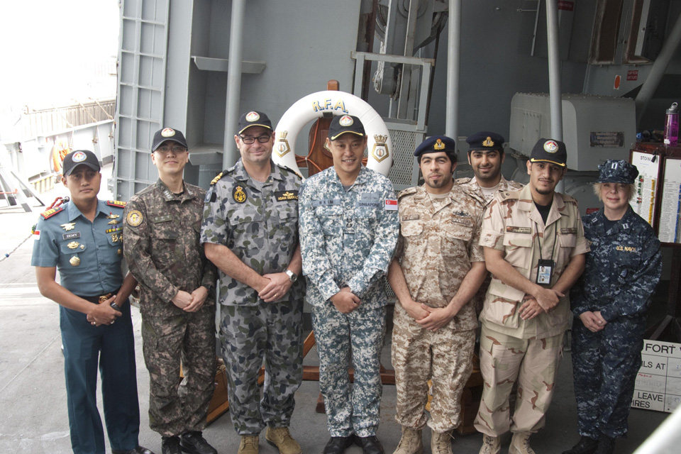 International members of the Combined Task Force 151