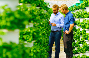 An image of Saturn Bioponics' Saturn Bioponics' Alex Fisher and Arnoud Witteveen