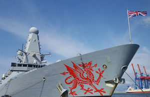 HMS Dragon docked in Lebanon for 3 days