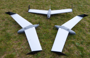 Three Drone swarm aircraft.