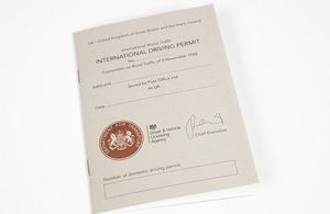 Image of an International Driving Permit