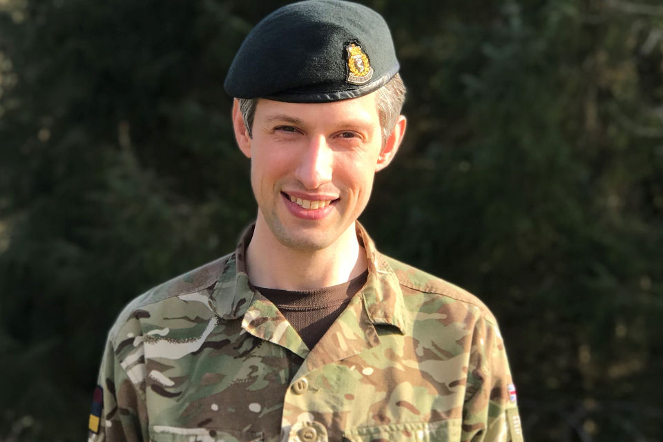 Major Claydon, Army Medical Officer. MOD Crown Copyright.